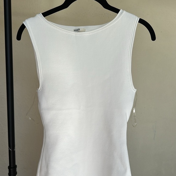 HOUSE OF CB NOLI WHITE‎ STRETCH KNIT MAXI DRESS - NWOT size XS - Picture 11 of 14